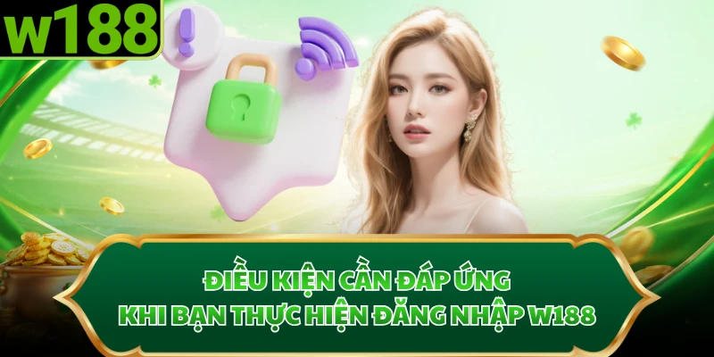 Điều kiện cần đáp ứng khi bạn thực hiện đăng nhập W188