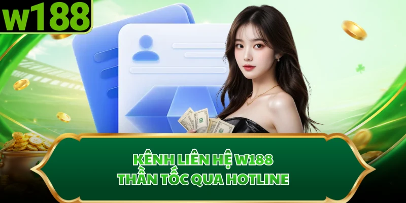 Kênh liên hệ W188 thần tốc qua hotline